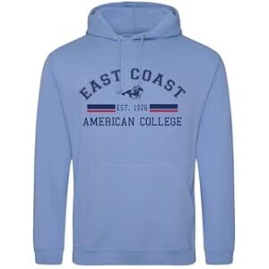 AMERICAN COLLEGE USA Tröja tröja med tryck varma kläder blandade män och kvinnor casual modell ACSCW2 himmelsblå XS, turkos, XS AMERICAN COLLEGE USA Tröja tröja med tryck varma kläder blandade män och kvinnor casual modell ACSCW2 himmelsblå XS, turkos, XS