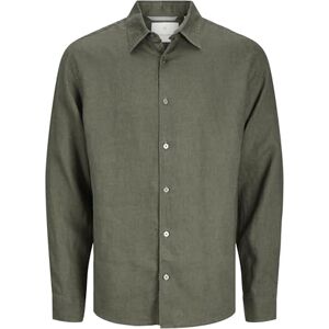 JACK & JONES JPRCCLAWRENCE Linne skjorta L/S SN, Skala/passform: avslappnad passform, XS JACK & JONES JPRCCLAWRENCE Linne skjorta L/S SN, Skala/passform: avslappnad passform, XS