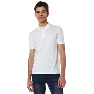 Boss Pikétröja för herr, normal passform, Vitt, 3XL Boss Pikétröja för herr, normal passform, Vitt, 3XL