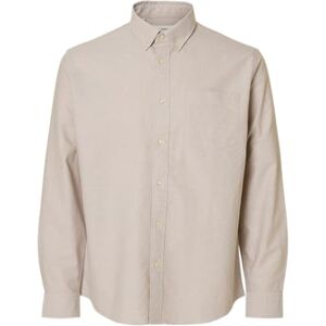 SELECTED MEN Slhregrick-Ox Shirt Ls Noos, Savannah Tan, XL SELECTED MEN Slhregrick-Ox Shirt Ls Noos, Savannah Tan, XL