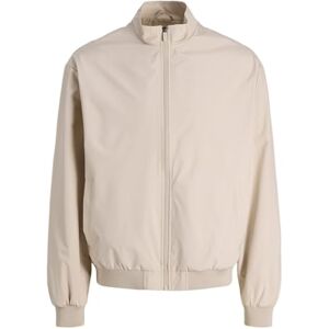 JACK & JONES Jjecharge Stand Collar Bomber Noos, Moonbeam, L JACK & JONES Jjecharge Stand Collar Bomber Noos, Moonbeam, L