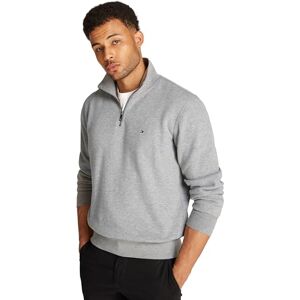 Tommy Hilfiger herr ESSENTIAL FLEECE 1/4 ZIP MW0MW37233 halv dragkedja tröja, grå, XS, Grå (medium grå ljung), XS Tommy Hilfiger herr ESSENTIAL FLEECE 1/4 ZIP MW0MW37233 halv dragkedja tröja, grå, XS, Grå (medium grå ljung), XS