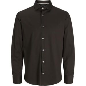 JACK & JONES Jprblabrixham Jersey L/S skjorta, svart, L JACK & JONES Jprblabrixham Jersey L/S skjorta, svart, L