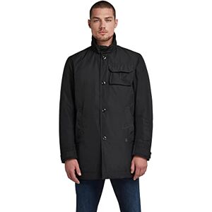 G-STAR mäns Utility Hb Tape vadderade trenchcoat jackor, Svart (dk svart D20087-C655-6484), S G-STAR mäns Utility Hb Tape vadderade trenchcoat jackor, Svart (dk svart D20087-C655-6484), S