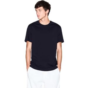 Giorgio Armani Men's Essential, kortärmad T-shirt, blå, L, djup marin, L Giorgio Armani Men's Essential, kortärmad T-shirt, blå, L, djup marin, L