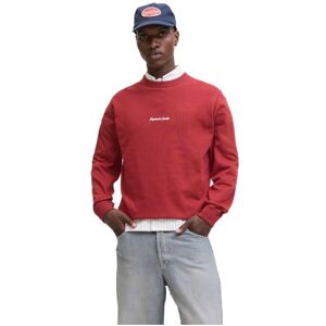 JACK & JONES Jornorrebro Emb Sweat Crew Noos, Tibetansk röd, XS JACK & JONES Jornorrebro Emb Sweat Crew Noos, Tibetansk röd, XS