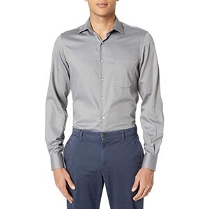Van Heusen herrklänning tröjor anpassade lyxsateen stretch solid spridning krage Van Heusen herrklänning tröjor anpassade lyxsateen stretch solid spridning krage