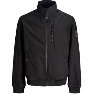 JACK & JONES Jjeparker Softshell Collar Bomber SN Pls, Svart, 3X_l Män, Svart, 3XL JACK & JONES Jjeparker Softshell Collar Bomber SN Pls, Svart, 3X_l Män, Svart, 3XL