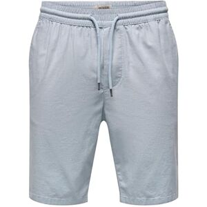 Only & Sons Onsreid Slim 0571 Slub shorts, Blå dimma, XL Only & Sons Onsreid Slim 0571 Slub shorts, Blå dimma, XL