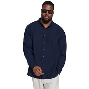 Trendyol Rak långa ärmar för män, normal plus-storlek, marinblå, 3XL plus size Trendyol Rak långa ärmar för män, normal plus-storlek, marinblå, 3XL plus size