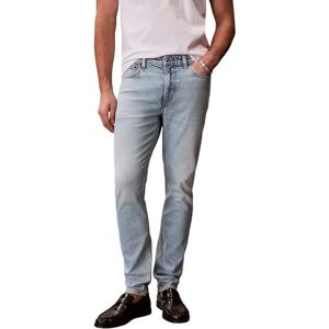 Calvin herr smal avsmalnande marmorerad fyr Jean LV04RF741G jeans, blå, 38W/34L Calvin herr smal avsmalnande marmorerad fyr Jean LV04RF741G jeans, blå, 38W/34L