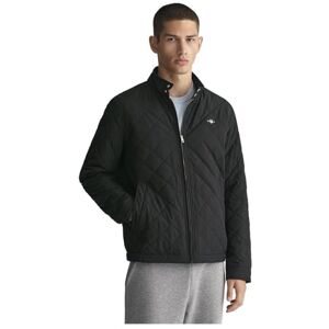 GANT Quilted Windcheater jacka för män, svart, M GANT Quilted Windcheater jacka för män, svart, M