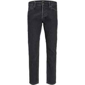 JACK & JONES Jeans för män, Svart denim, 30W x 34L JACK & JONES Jeans för män, Svart denim, 30W x 34L
