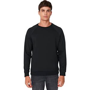 Trendyol Män basic normal enkel rund hals stickad tröja, Svart, M Trendyol Män basic normal enkel rund hals stickad tröja, Svart, M