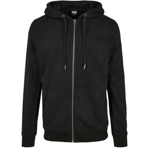 Urban Classics Basic Terry Zip Hoody för män, svart, M Urban Classics Basic Terry Zip Hoody för män, svart, M