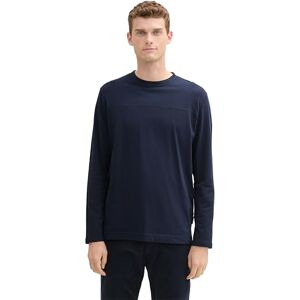 TOM TAILOR Långärmad T-shirt för män, 10668 – himmelskaptensblå, XL TOM TAILOR Långärmad T-shirt för män, 10668 – himmelskaptensblå, XL