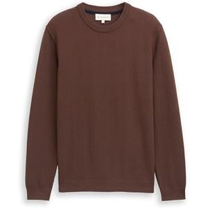 TOM TAILOR herrtröja, 38833 – väska brun, XXL TOM TAILOR herrtröja, 38833 – väska brun, XXL