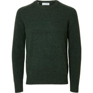 SELECTED FEMME Slhrai Ls Knit Crew Neck Noos, Djup skog, XXL SELECTED FEMME Slhrai Ls Knit Crew Neck Noos, Djup skog, XXL