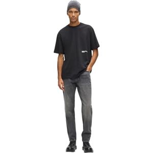 KARL LAGERFELD JEANS , herr, avsmalnande denim, avsmalnande ben, visuell grå, 3232, GRÅ, 32W / 32L KARL LAGERFELD JEANS , herr, avsmalnande denim, avsmalnande ben, visuell grå, 3232, GRÅ, 32W / 32L