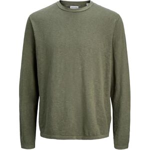 JACK & JONES Jjesummer Knit Crew Neck Sn, Dammig oliv, XS JACK & JONES Jjesummer Knit Crew Neck Sn, Dammig oliv, XS
