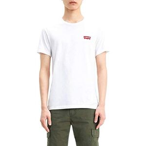 Levi's 2-Pack Crewneck Graphic Tee T-Shirt herr, White / Mid Tone Grey Heather, S Levi's 2-Pack Crewneck Graphic Tee T-Shirt herr, White / Mid Tone Grey Heather, S