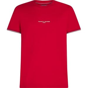 Tommy Hilfiger Tommy logo tippad T-shirt MW0MW32584 S/S t-shirt, röd, XXL, Röd (medium röd), XXL Tommy Hilfiger Tommy logo tippad T-shirt MW0MW32584 S/S t-shirt, röd, XXL, Röd (medium röd), XXL