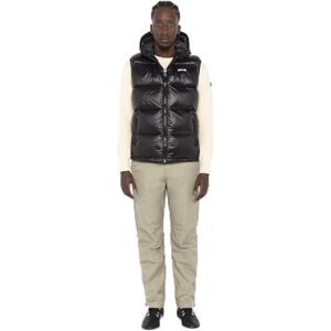 Schott NYC Schott Ärmlös dunjacka med huva COLUMBUS2V, svart, XL Schott NYC Schott Ärmlös dunjacka med huva COLUMBUS2V, svart, XL