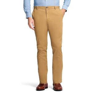 Izod Herr Saltwater rak passform stretch platt front chino byxa lediga byxor, konjak, 30W x 32L Izod Herr Saltwater rak passform stretch platt front chino byxa lediga byxor, konjak, 30W x 32L