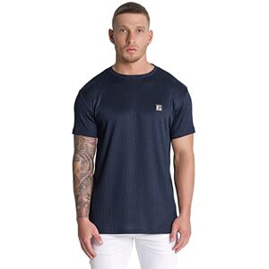 Gianni Kavanagh Marinblå Gk iron T-shirt för män, Marinblå, XS Gianni Kavanagh Marinblå Gk iron T-shirt för män, Marinblå, XS