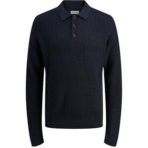 JACK & JONES Jjkaito Knit Polo Bf, Sky Captain, M JACK & JONES Jjkaito Knit Polo Bf, Sky Captain, M