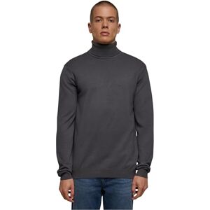 Urban Classics Stickad polotröja för män tröja, Mörkgrå, 3XL Urban Classics Stickad polotröja för män tröja, Mörkgrå, 3XL