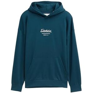TOM TAILOR Denim 1049268 Träningströja, 21179-Deep Pond Green, XL herr, 21179 Deep Pond Green, XL TOM TAILOR Denim 1049268 Träningströja, 21179-Deep Pond Green, XL herr, 21179 Deep Pond Green, XL