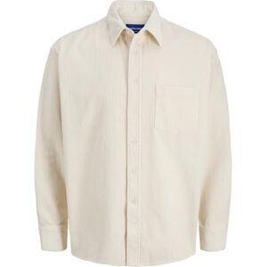 JACK & JONES Jorinwood Oversized Cord Shirt Ls, Antik vit, L JACK & JONES Jorinwood Oversized Cord Shirt Ls, Antik vit, L