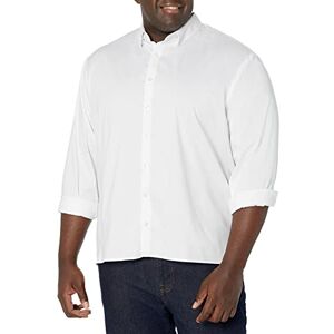 Van Heusen Mäns stora och höga fläckskydd stoppar aldrig stretch button down skjorta, ljus vit solid, XXXL Van Heusen Mäns stora och höga fläckskydd stoppar aldrig stretch button down skjorta, ljus vit solid, XXXL