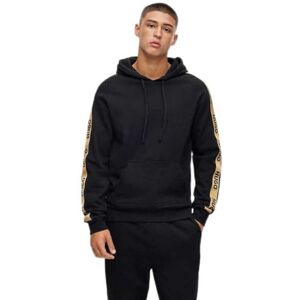 HUGO Sporty Logo Hoodie för män, LOUNGEW sweatshirt, Mörkblå405, M HUGO Sporty Logo Hoodie för män, LOUNGEW sweatshirt, Mörkblå405, M
