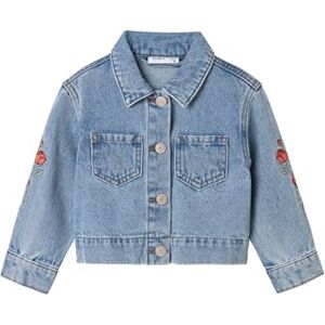 NAME IT flicka Nmfconny Emb DNM jacka 3285-Un H, Ljusblå denim, 110 NAME IT flicka Nmfconny Emb DNM jacka 3285-Un H, Ljusblå denim, 110