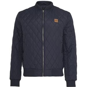 Urban Classics Herrar Diamond Quilt nylonjacka, marinblå, XL Urban Classics Herrar Diamond Quilt nylonjacka, marinblå, XL