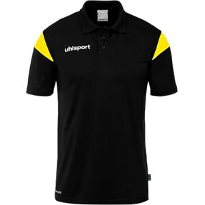 uhlsport Squad 27 pikétröja – pikétröja herr, dam och barn – t-shirt med polokrage, svart/limangubisk, XL uhlsport Squad 27 pikétröja – pikétröja herr, dam och barn – t-shirt med polokrage, svart/limangubisk, XL
