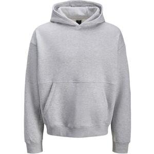 JACK & JONES Jcophase Sweat Hood, Vit melange, XS JACK & JONES Jcophase Sweat Hood, Vit melange, XS
