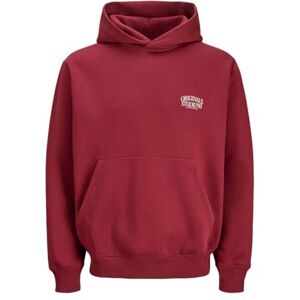 JACK & JONES Jorgrand Midtown Sweat Hood, Tibetansk röd, M JACK & JONES Jorgrand Midtown Sweat Hood, Tibetansk röd, M