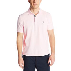 Nautica Klassisk kortärmad enfärgad poloskjorta, Vagga rosa, XXL Nautica Klassisk kortärmad enfärgad poloskjorta, Vagga rosa, XXL