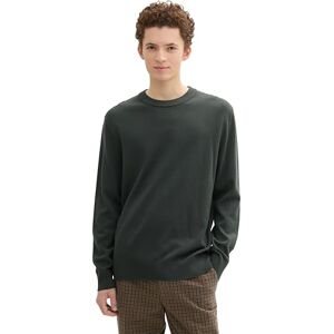 TOM TAILOR Denim herrtröja, 10362 – Mörkgrön, L TOM TAILOR Denim herrtröja, 10362 – Mörkgrön, L