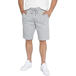 STHUGE herr, kort, bermuda med sidofickor, joggingbyxor, Grå melange, XXL STHUGE herr, kort, bermuda med sidofickor, joggingbyxor, Grå melange, XXL
