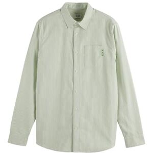 Scotch & Soda Regular fit randig Oxford-tröja, Pistachio Stripe 300, XL Scotch & Soda Regular fit randig Oxford-tröja, Pistachio Stripe 300, XL