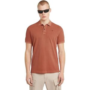 G-STAR Dunda Overdyed Slim Polo Shirt för män, Röd (Etruscan Red Gd D11595-d756-h034), XXL G-STAR Dunda Overdyed Slim Polo Shirt för män, Röd (Etruscan Red Gd D11595-d756-h034), XXL