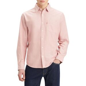 Levi's Kortärmad klassisk ficka T-shirt för män, Sundown röd, S Levi's Kortärmad klassisk ficka T-shirt för män, Sundown röd, S