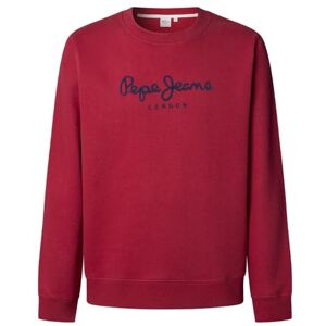 Pepe Jeans herr MACBETH PLAIN CREW sweatshirt, röd (RUGBY RÖD), L, Röd (Rugby röd), L Pepe Jeans herr MACBETH PLAIN CREW sweatshirt, röd (RUGBY RÖD), L, Röd (Rugby röd), L