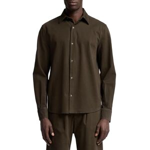 7 For All Mankind L/S vanlig skjorta twill mörk oliv, Grön, S 7 For All Mankind L/S vanlig skjorta twill mörk oliv, Grön, S