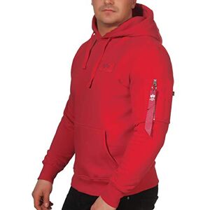 Alpha Industries Hoody med ryggtryck och kamouflagetryck Huvtröja för män White/Black Camo Alpha Industries Hoody med ryggtryck och kamouflagetryck Huvtröja för män White/Black Camo