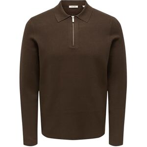 Only & Sons Onscooper Reg Ls 12 halv zip polo Noos, Halv kopp, XS Only & Sons Onscooper Reg Ls 12 halv zip polo Noos, Halv kopp, XS